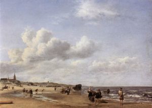 La platja de Scheveningen (1658) Adriaen van de Velde Museumslandschaft Hessen Kassel (MHK) 